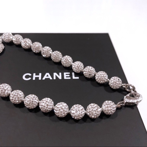 🚫SOLD🚫 Chanel Crystal Ball Choker Necklace - Picture 7 of 8